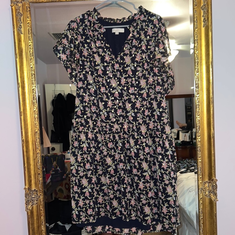 Golden spot dress